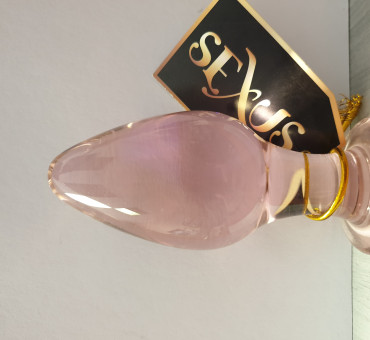 GLASS DILDÓ pink