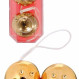 Gold plastic duo balls