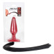 Pony play medium butt plug/whip