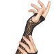 Smiffy's sheer Desires long black Fishnet Gloves