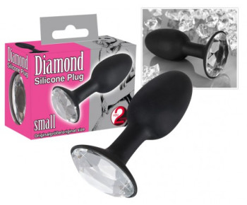 Diamond silicone plug small