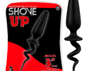 Silicone butt plug shone up