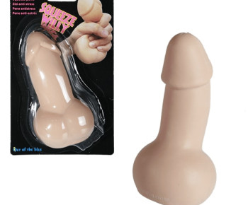 Stresszoldó pénisz alakú labda