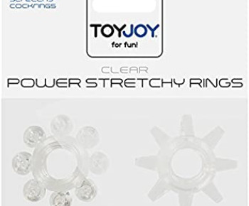 Toyjoy clear power stretchy rings