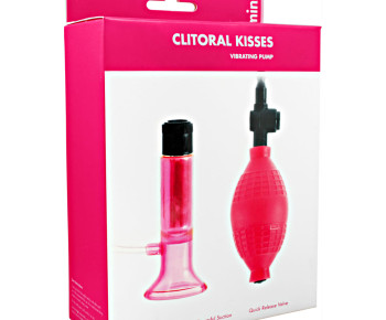 Clitoral kisses vibrating pump