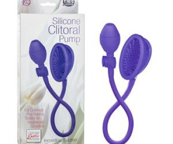 Silicone Clitoral pump purple