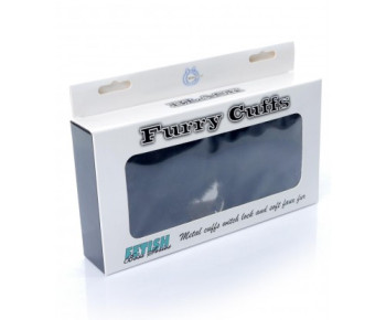 boss series Furry Cuffs Black