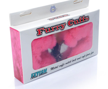 boss series Furry Cuffs pink