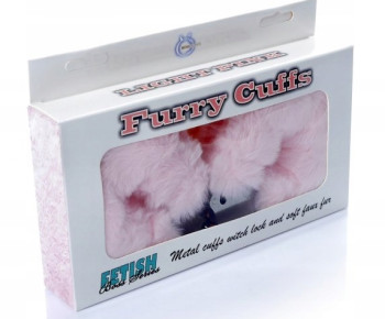 boss series Furry Cuffs Light Pink