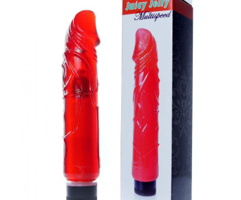 Juicy Jelly multispeed boss series vibrator red