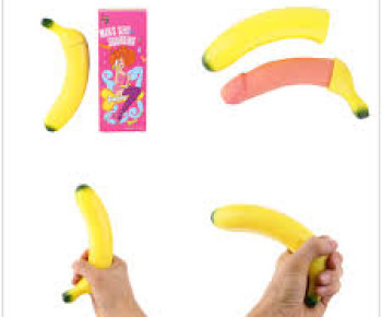 Man's sexy squirting banana