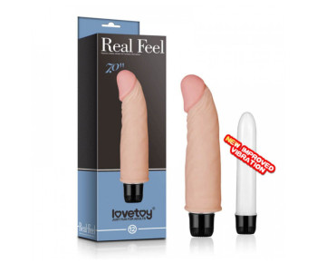 Real feel 7" vibrator cyber skin