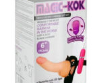 Magic -kok vibrator and harness kit set