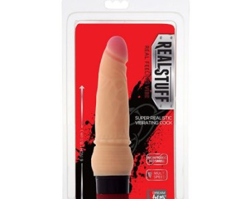 Flesh real feeling vibe 6 inch dildo