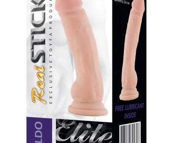 Suction cup based dildo elite 17,3 cm